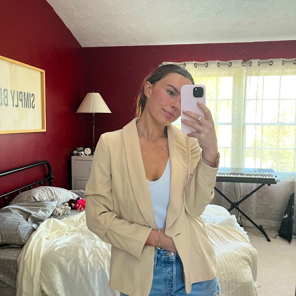 Tan blazer